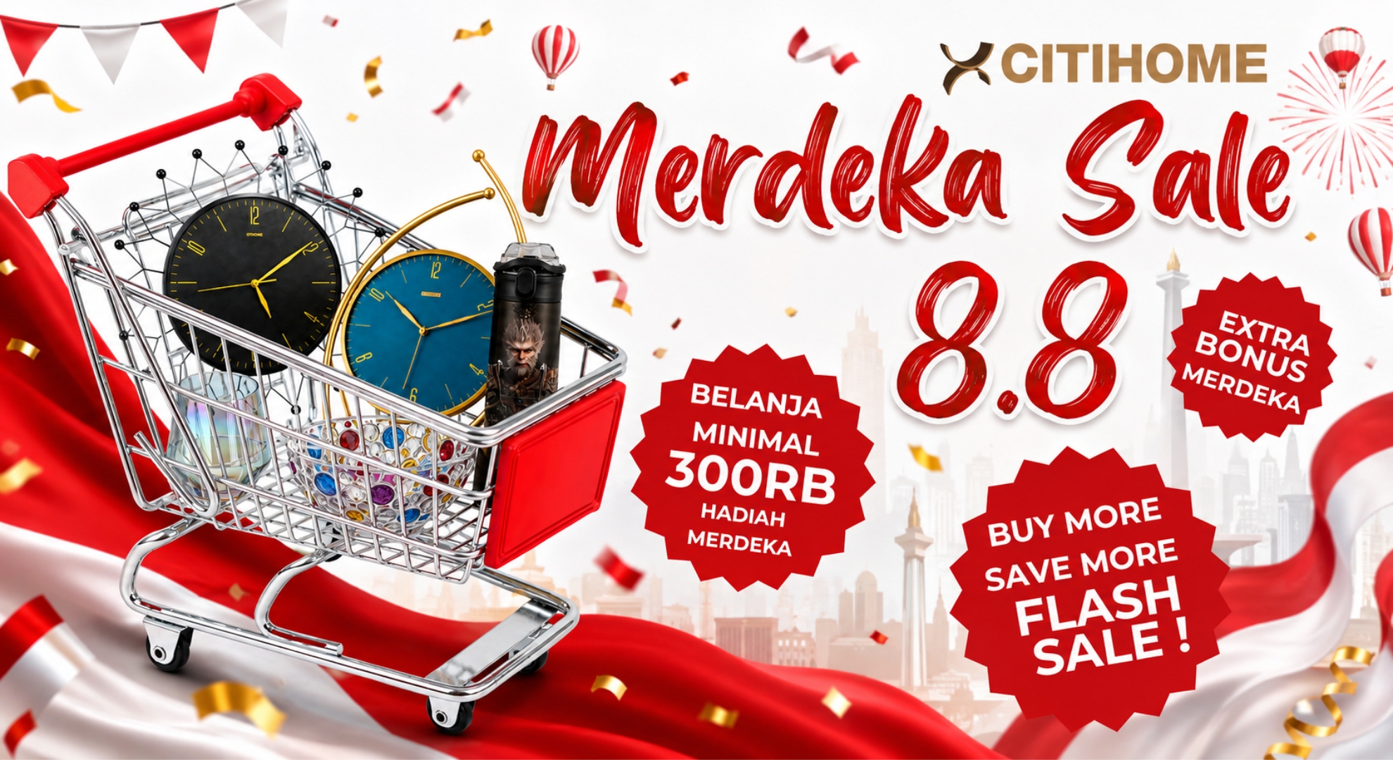 8.8 MERDEKA SALE TELAH TIBA!