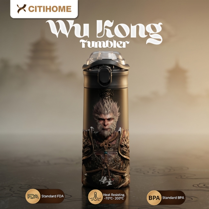 Tumbler Wu Kong Stainless Steel 304 Insulated 500ml