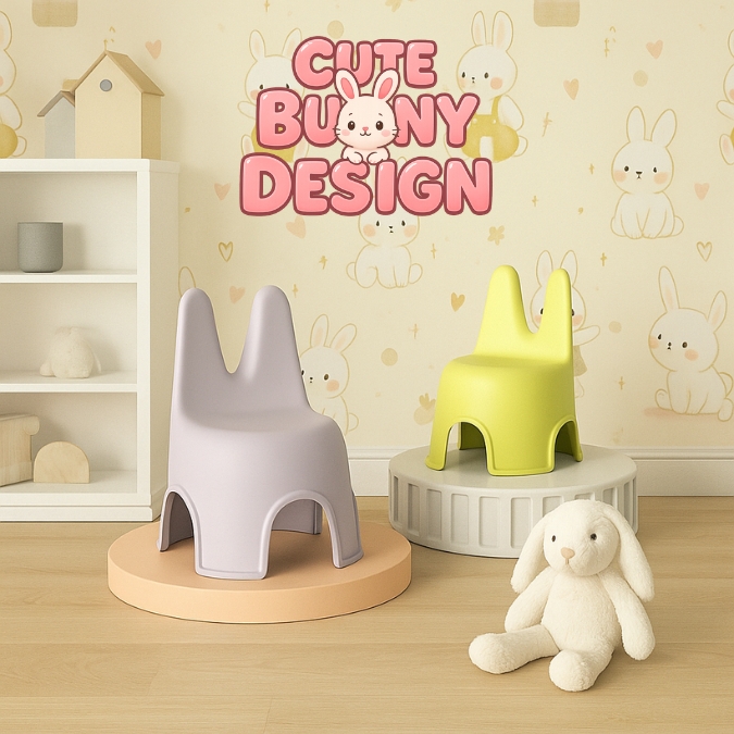 Kursi Anak Bunny Ears Anti Slip