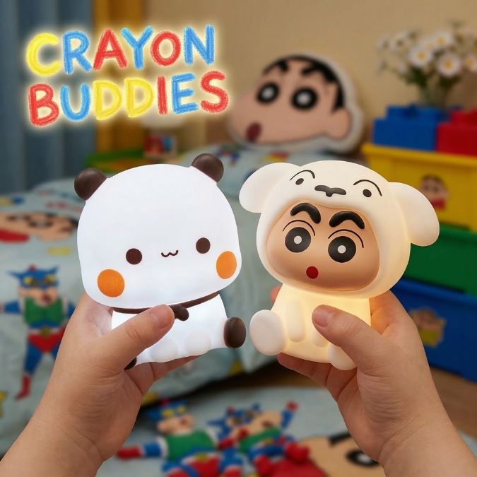 Lampu Tidur LED Crayon Shinchan