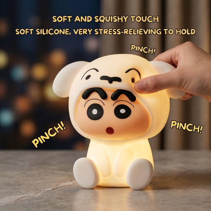 Lampu Tidur LED Crayon Shinchan