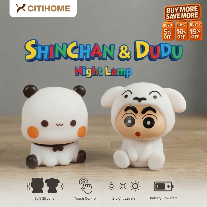 Lampu Tidur LED Crayon Shinchan