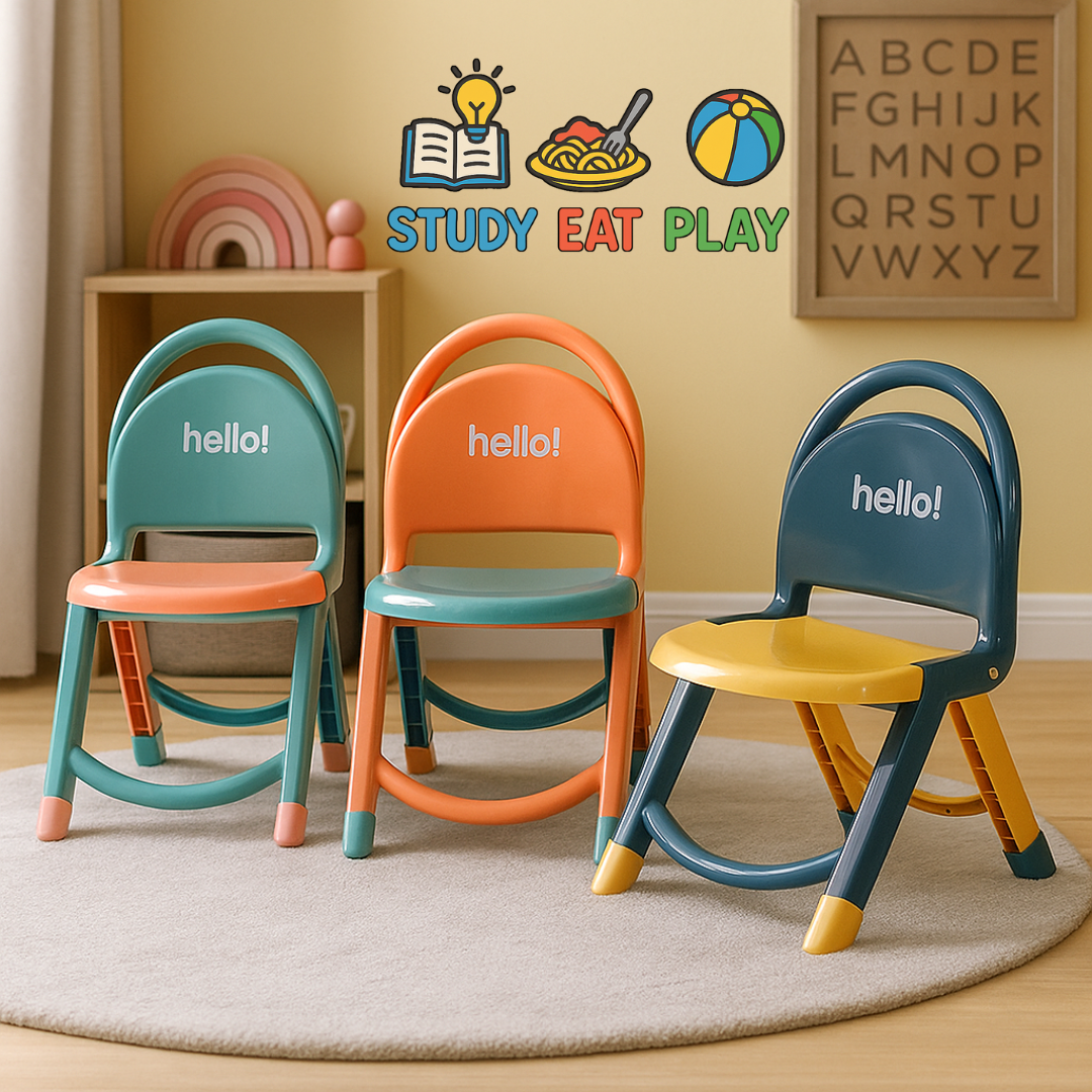 Kursi Lipat Anak Ergonomis, Portable & Hemat Ruang