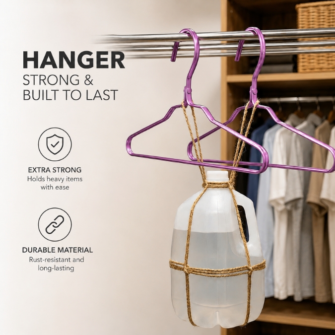 Gantungan Baju Anak dan Pakaian Dalam Wanita Hanger Aluminium Premium
