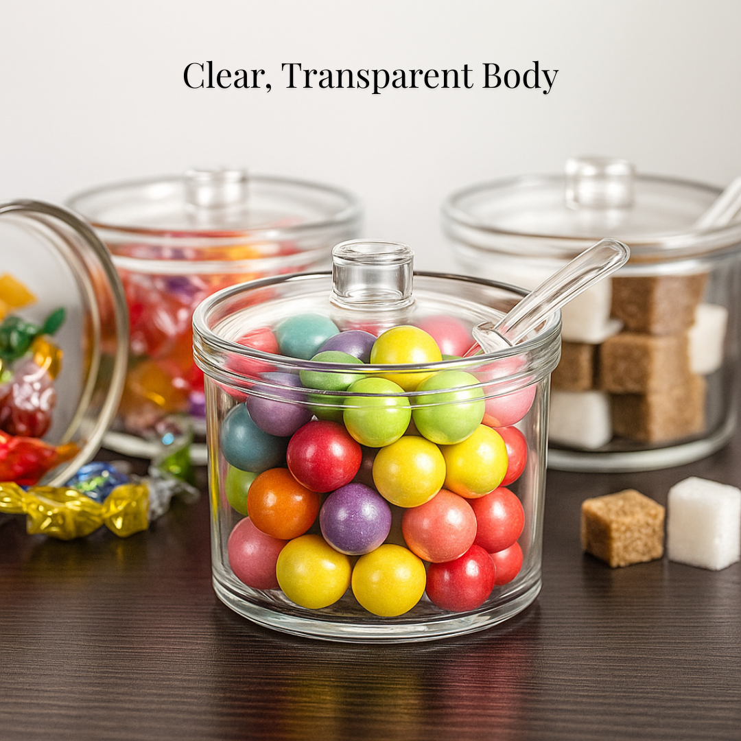 Tempat Bumbu Dapur Spices Jar Akrilik Tebal Transparan