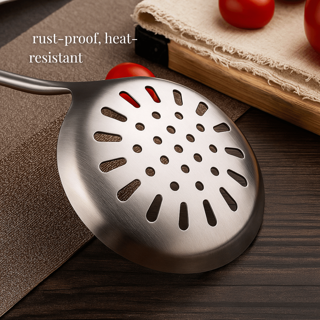 Alat Masak Spatula Sodet Sutil Skimmer Stainless Steel 304 Premium