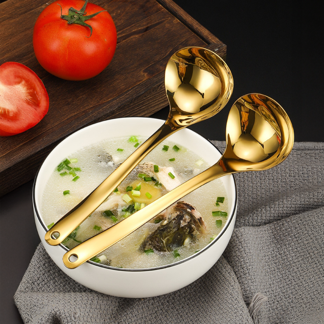 Sendok Sayur Stainless Steel Premium Anti Karat Desain Elegan