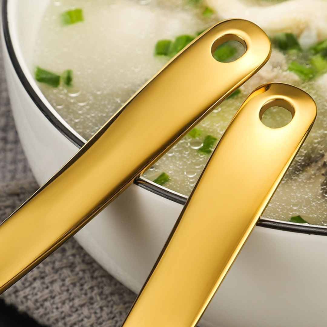 Sendok Sayur Stainless Steel Premium Anti Karat Desain Elegan