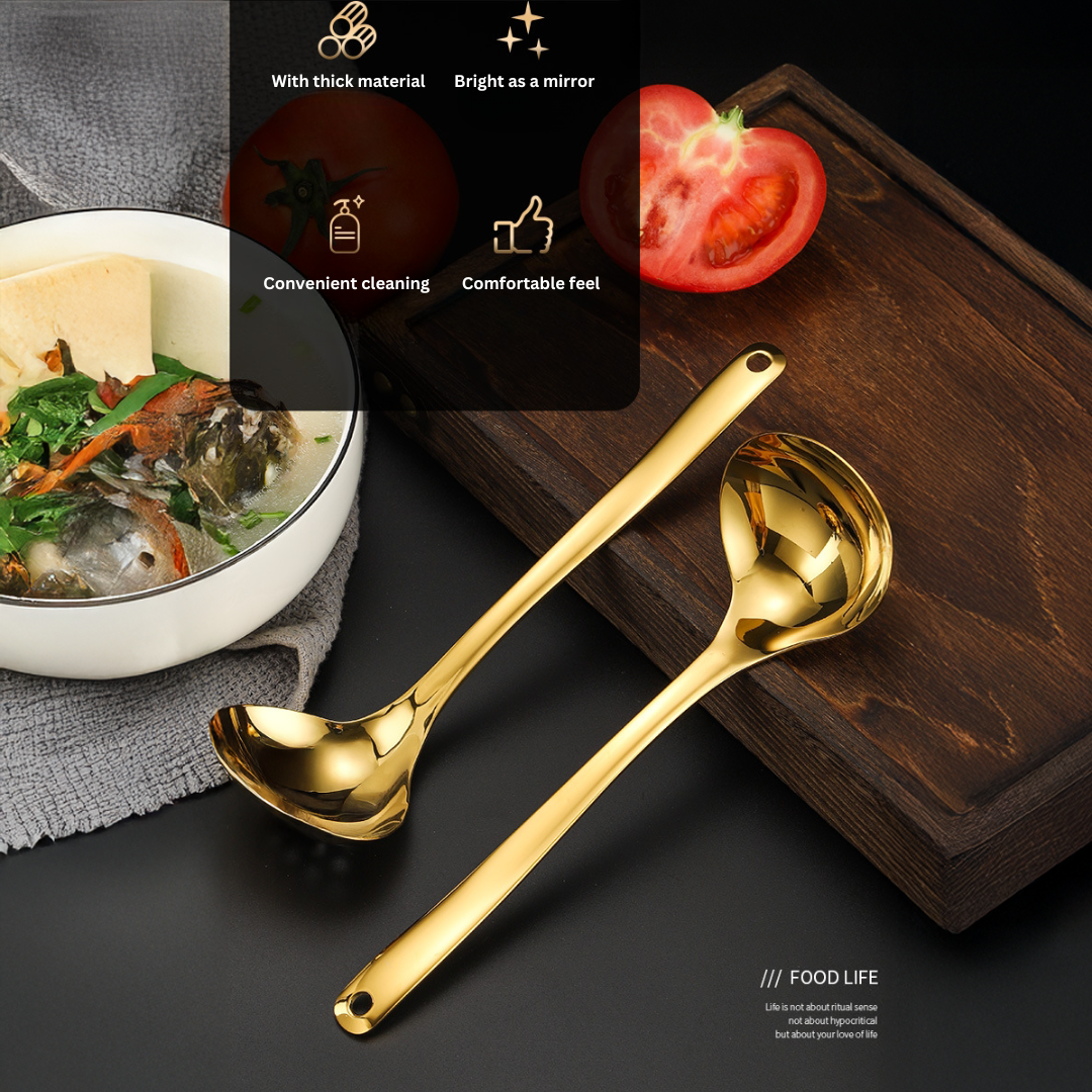 Sendok Sayur Stainless Steel Premium Anti Karat Desain Elegan
