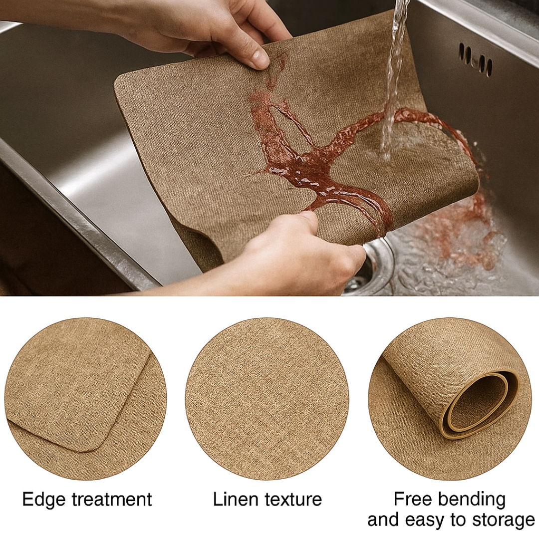 Placemat Kulit PU Premium Tahan Panas dan Anti Air