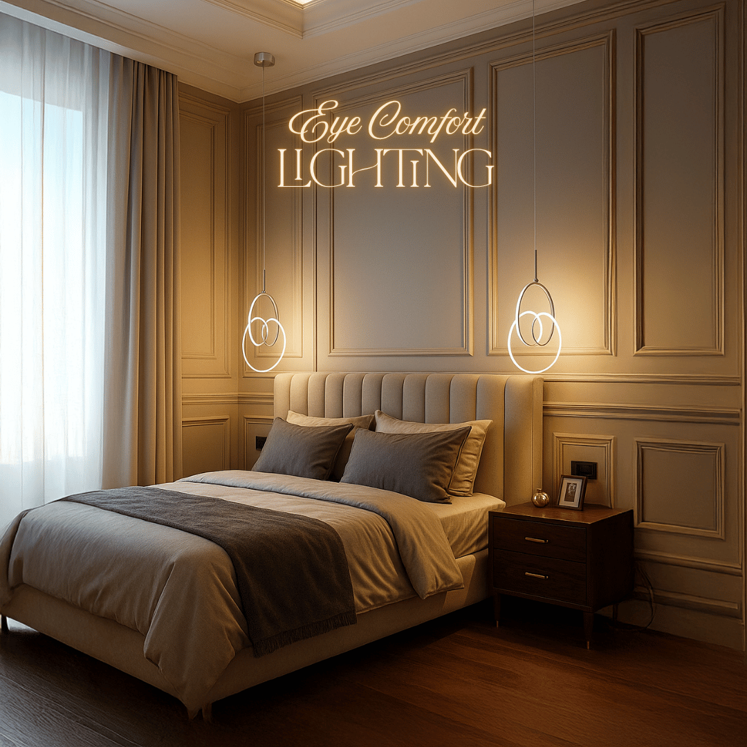 Lampu Gantung Chandelier LED Loop Gold & Silver