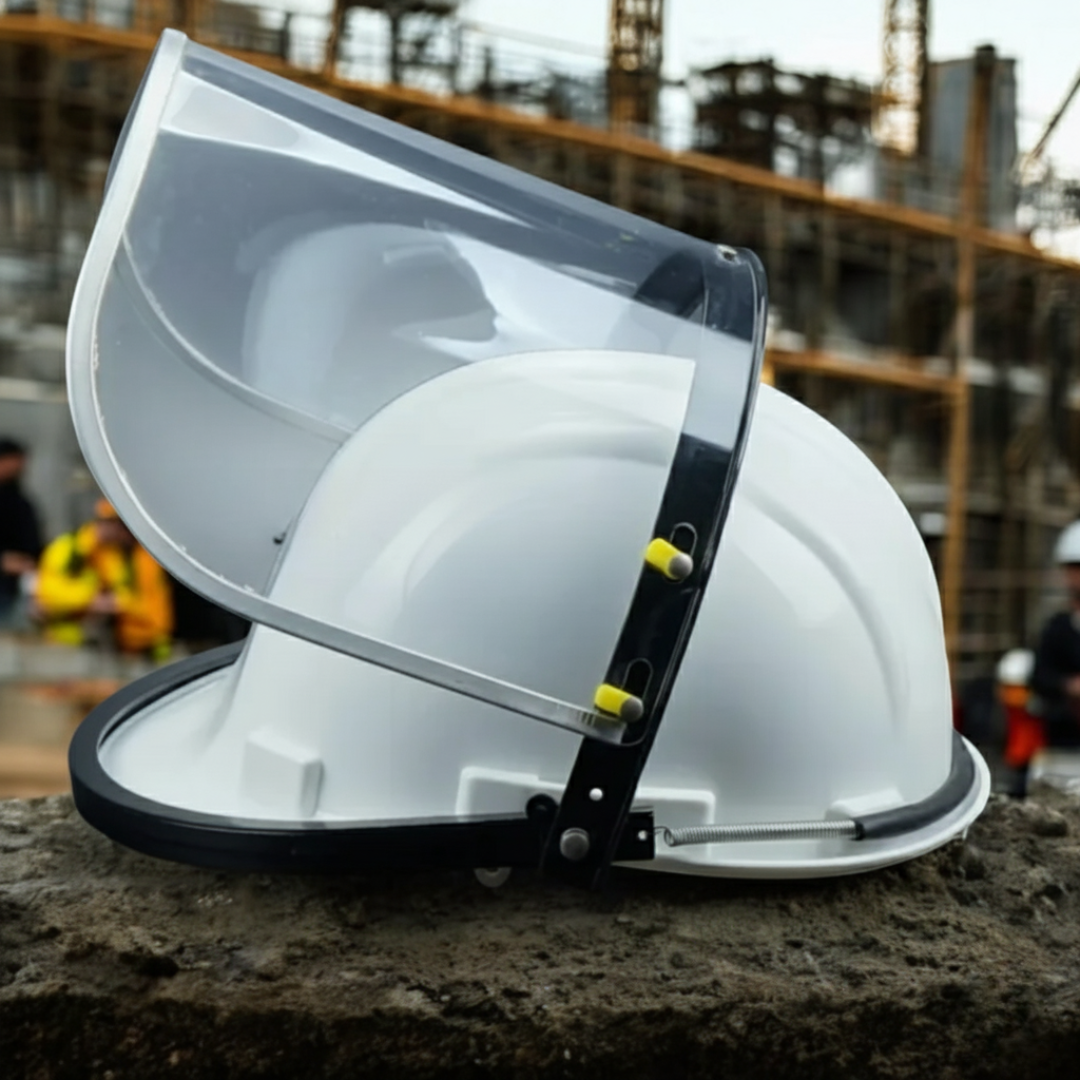 Pelindung Wajah Welding Face Shield PVC Visor Bening Adjustable