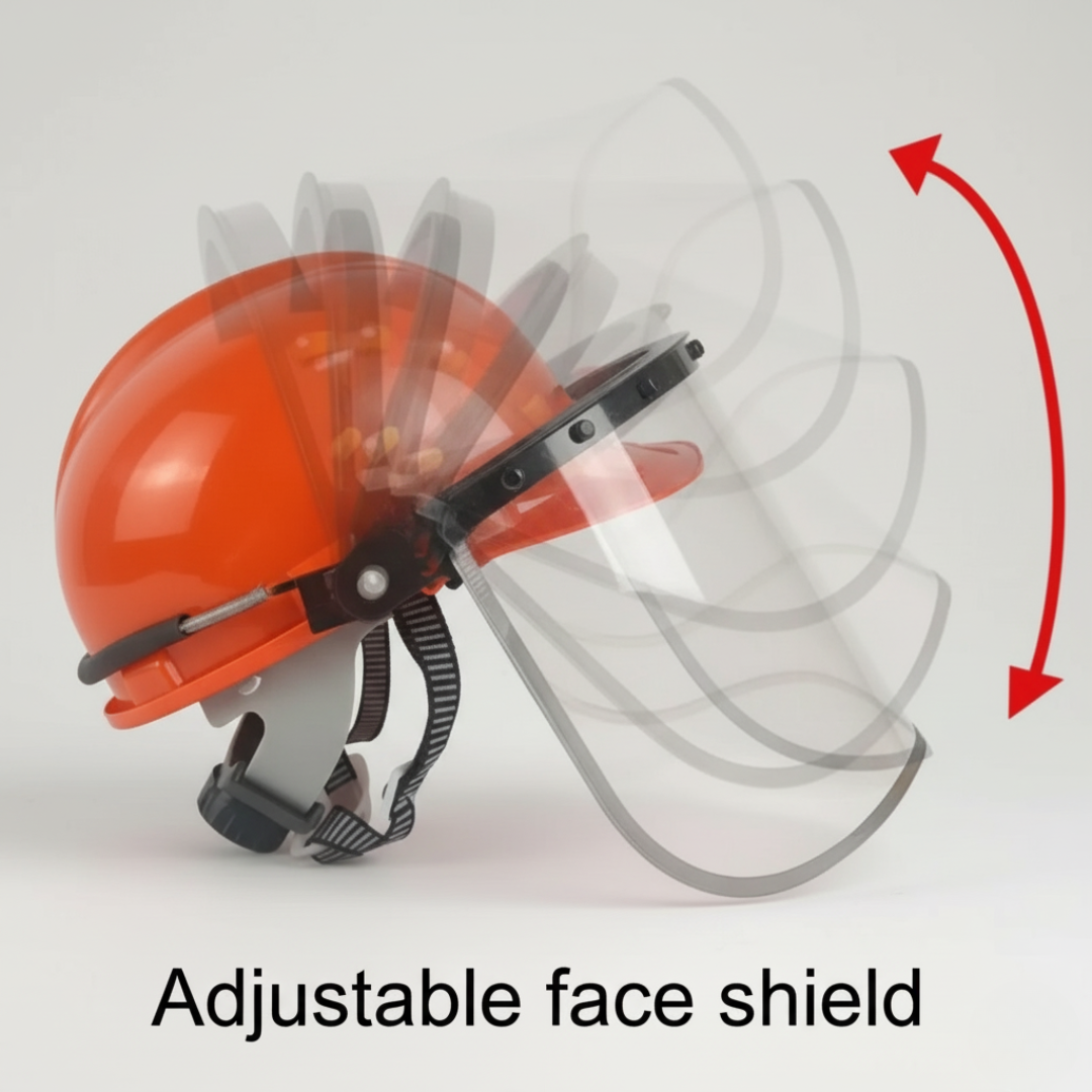 Pelindung Wajah Welding Face Shield PVC Visor Bening Adjustable