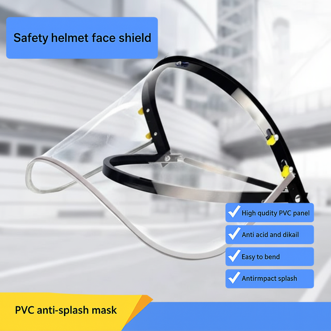 Pelindung Wajah Welding Face Shield PVC Visor Bening Adjustable