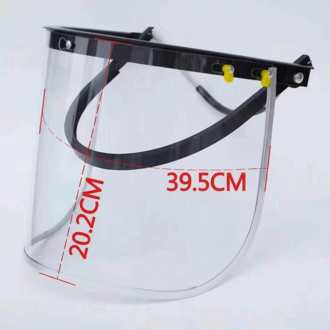 Pelindung Wajah Welding Face Shield PVC Visor Bening Adjustable