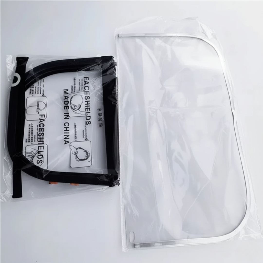 Pelindung Wajah Welding Face Shield PVC Visor Bening Adjustable