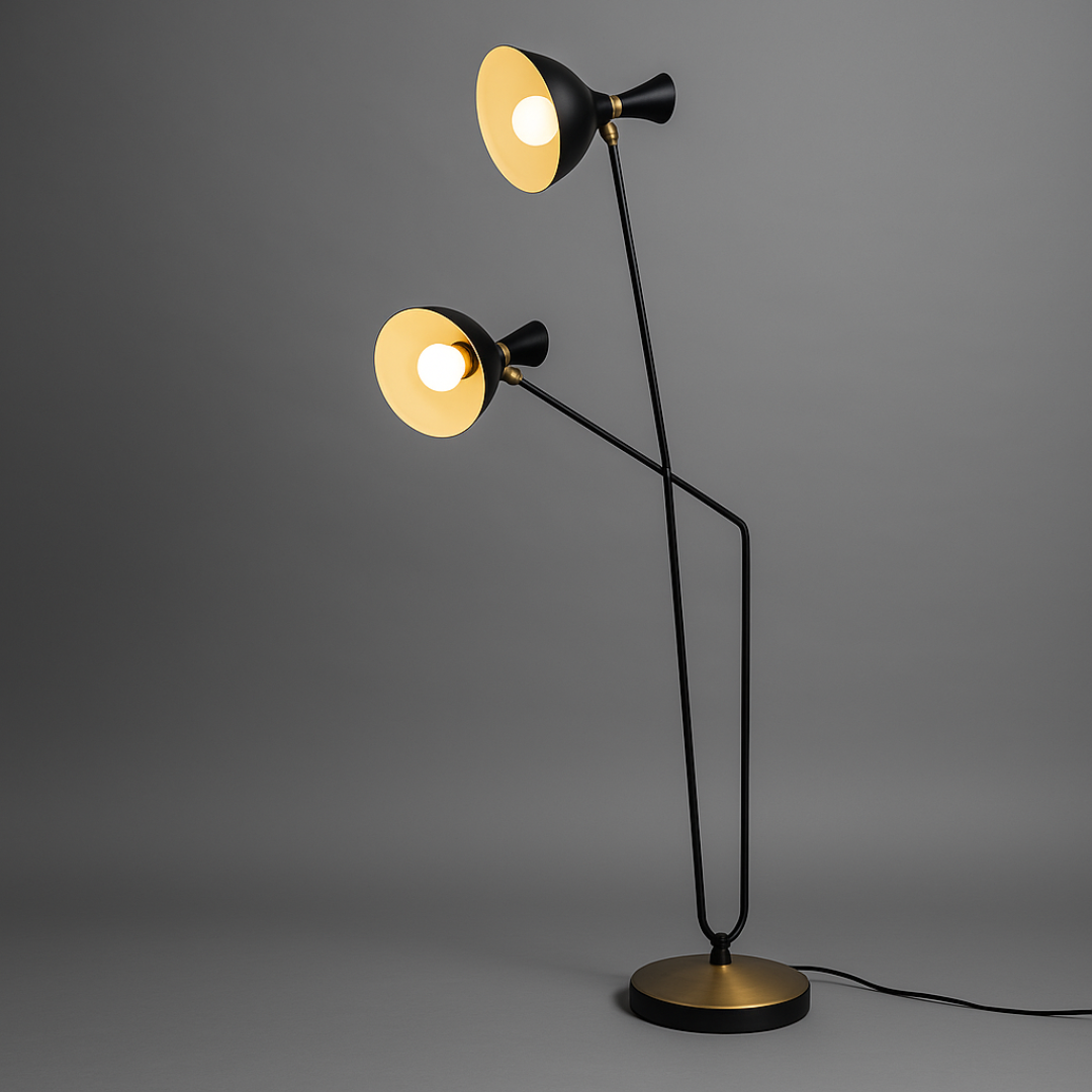 Lampu Minimalist Adjustable Dual Head