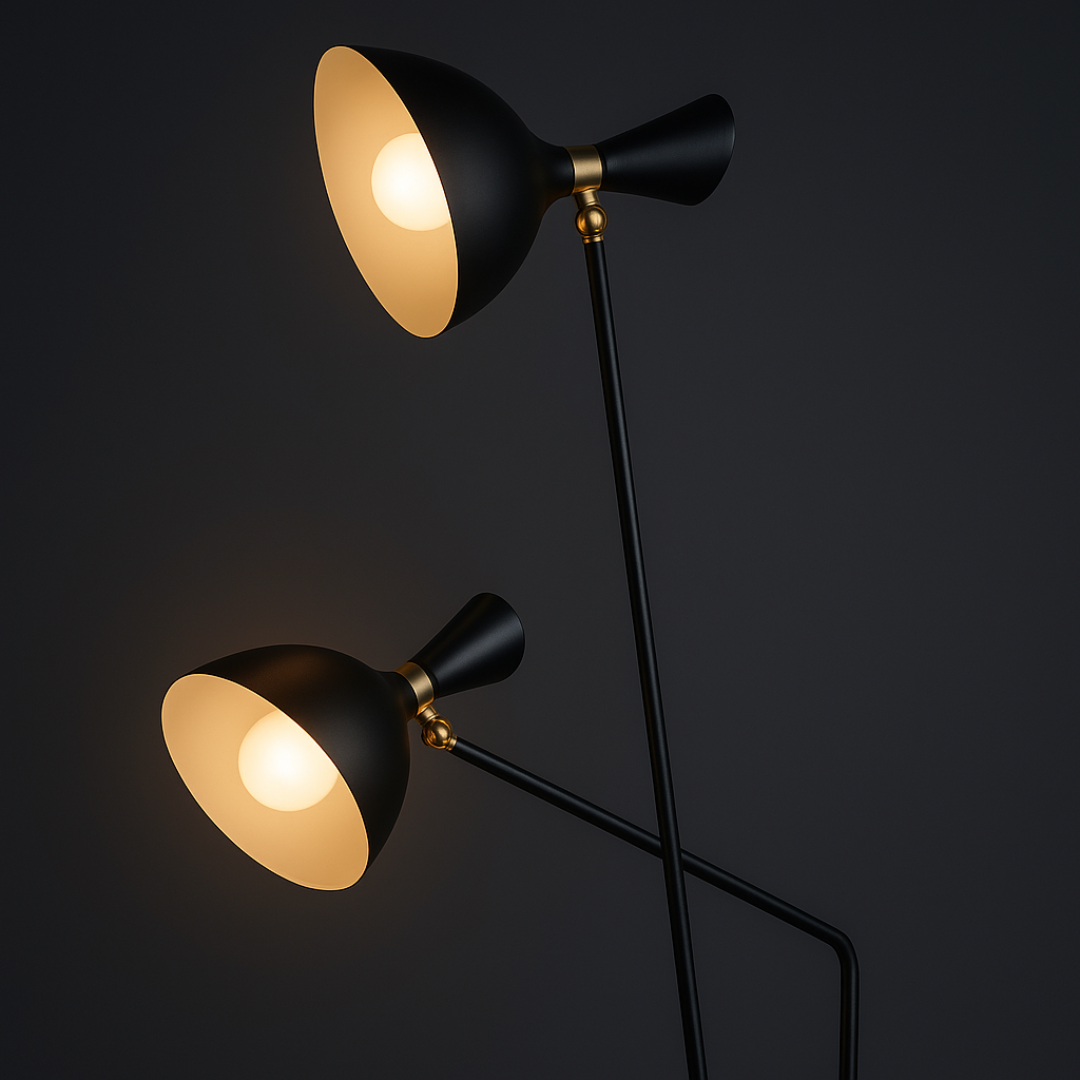 Lampu Minimalist Adjustable Dual Head