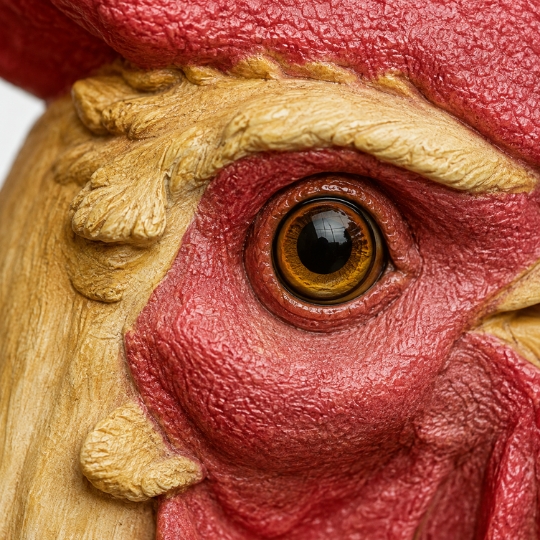 Patung Ayam Jantan 33cm Dekorasi Rumah Feng Shui Pembawa Keberuntungan