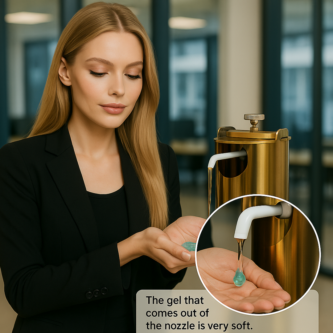 Dispenser Sabun dan Hand Sanitizer Pedal Kaki Stainless Steel