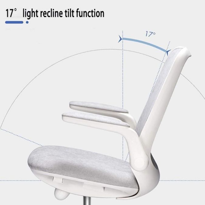 Kursi Kantor Ergonomis dengan Armrest Lipat & Lumbar Support
