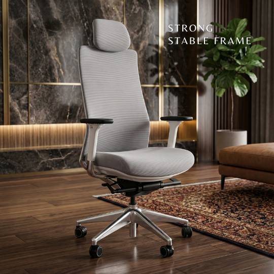 Kursi Kantor Ergonomis 4D Armrests & Headrest Desain Eiffel Paris