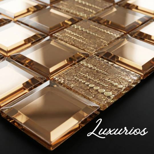 Wall Panel Mozaik 3D Dekoratif 30x30cm