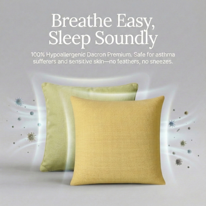 Bantal Sofa Polyester Motif Elegan dengan Resleting