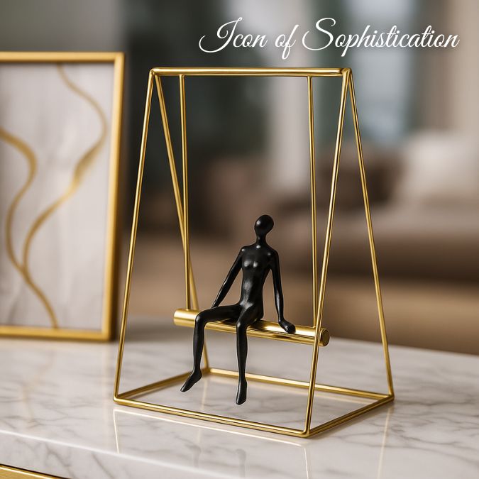 Patung Hias Meja Abstrak Modern