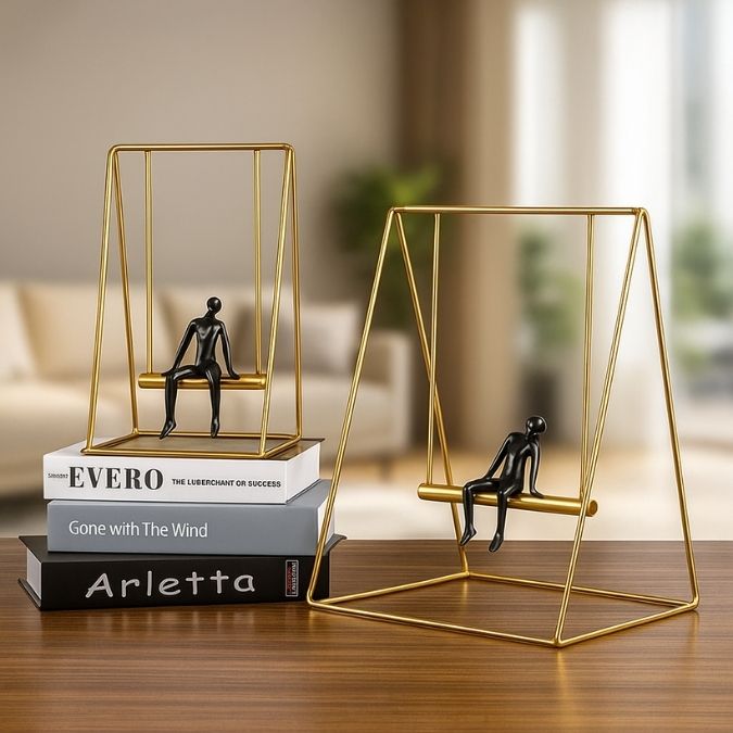 Patung Hias Meja Abstrak Modern