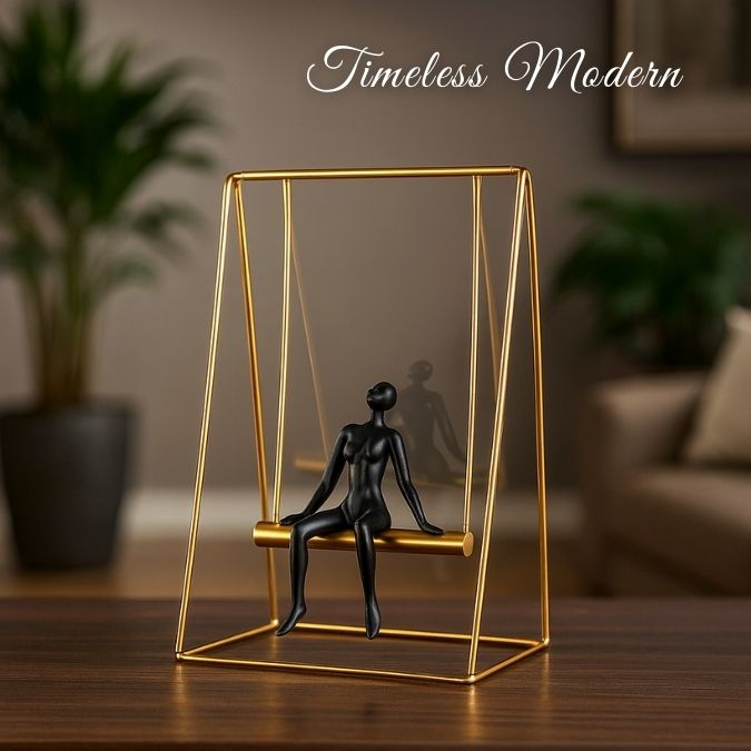 Patung Hias Meja Abstrak Modern