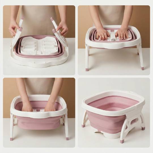 Baskom Pijat Kaki Lipat Portable