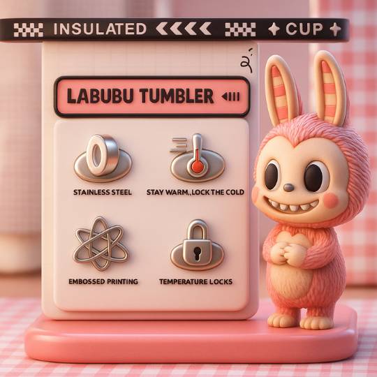 Tumbler Labubu Stainless Steel Insulated