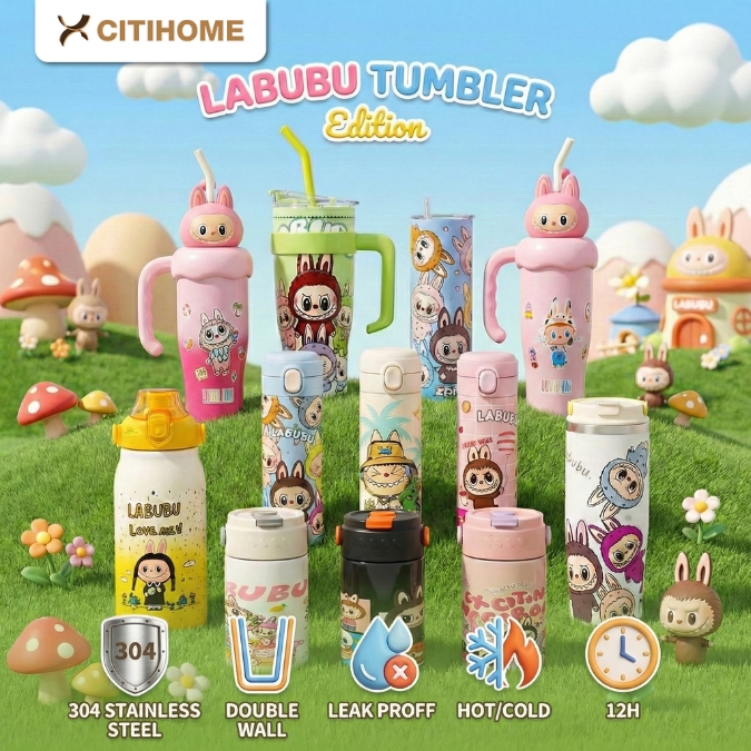 Tumbler Labubu Stainless Steel Insulated
