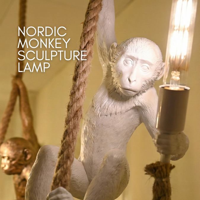 Lampu Hias Monyet Vintage