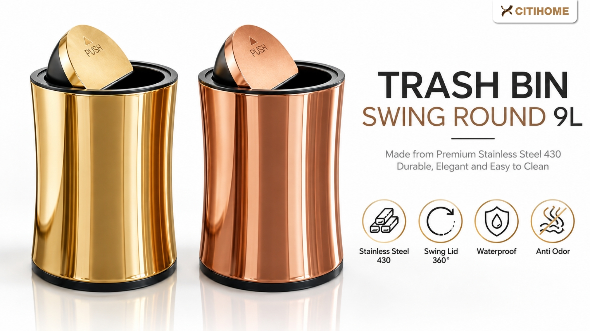 Trashbin Swing Round